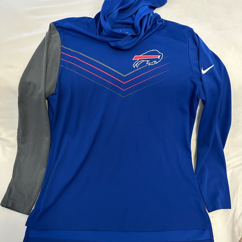 Nike Buffalo Bills Blue and Gray Team Hoodie